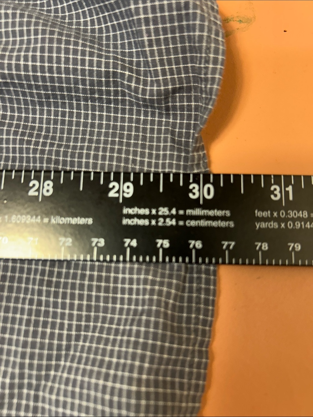 Men's Gray Micro-Check Button-Down Shirt with Razorback pmk009 - Picture 10 of 13